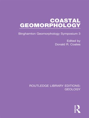 cover image of Coastal Geomorphology